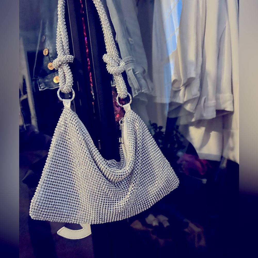 Beautiful Silver Sparkle shoulder bag
